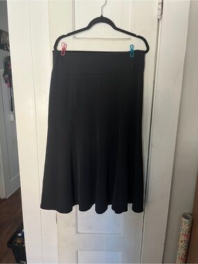 Classic Black A-Line Skirt